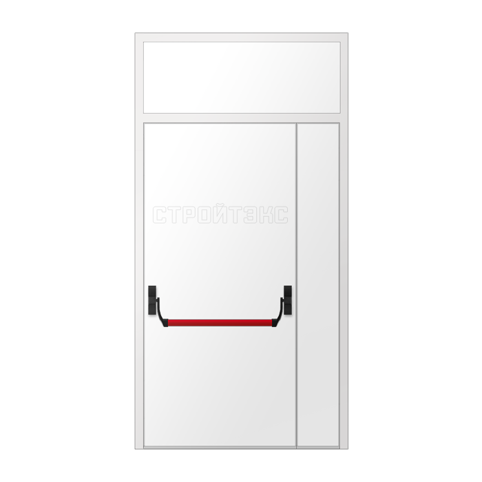 ДПМ-2 EIS60 дверь двупольная Антипаника с фрамугой